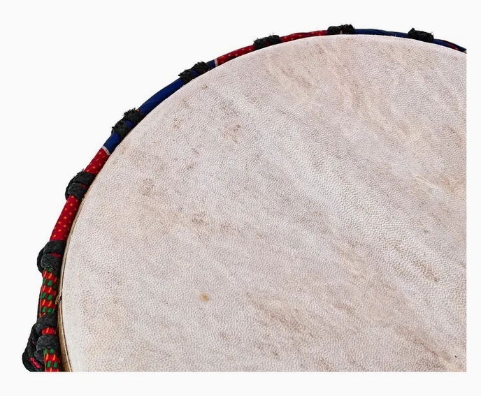 Afroton AD S01L Djembe Leopard Design, vue de dessus, photo 4