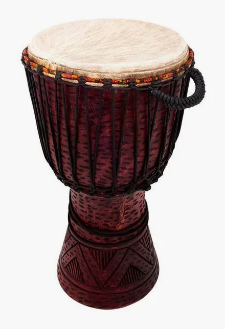 Afroton AD S02L Djembe Leopard Design, vue de profil, photo 2