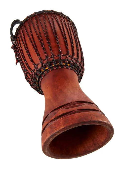 Afroton AD C02 Djembe Pro-Iroko, vue de près, photo 3