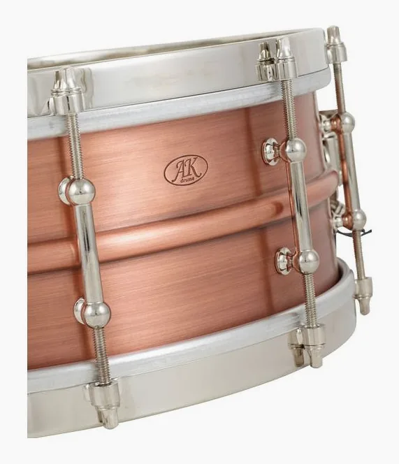 AK Drums AK Drums 5.25 "x 14" Copper St, vue de dessus, photo 4
