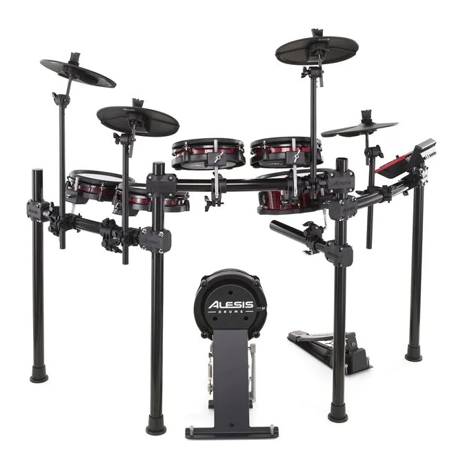 Alesis Nitro Pro XL Drum Kit, vue de trois quarts, photo 4