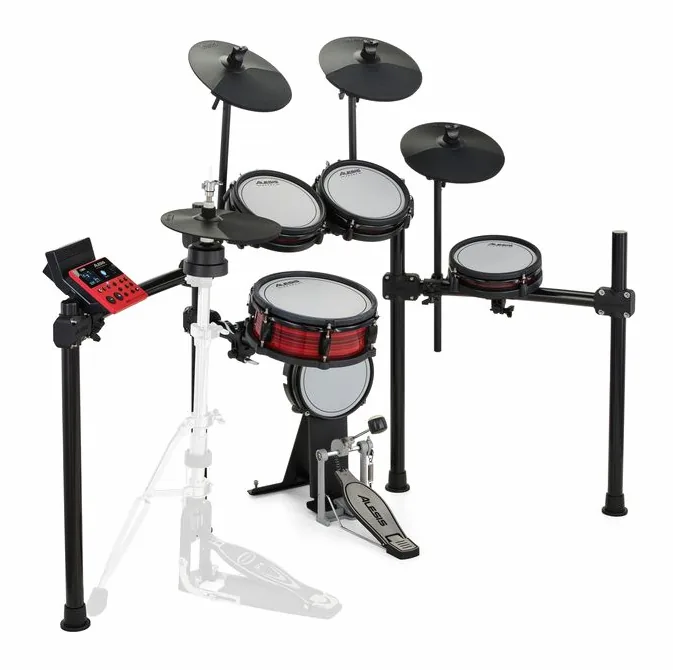 Alesis Nitro Ultimate Drum Kit, vue de profil, photo 3