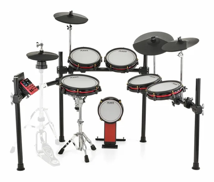 Alesis Nitro Ultimate XL Drum Kit, vue de profil, photo 2