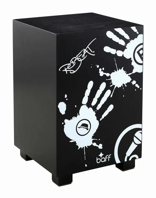 Baff beat Box Robeat Cajon black, vue de trois quarts, photo 3