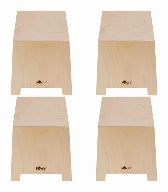 Baff Stackable Cajon Junior Set, de face sur fond neutre