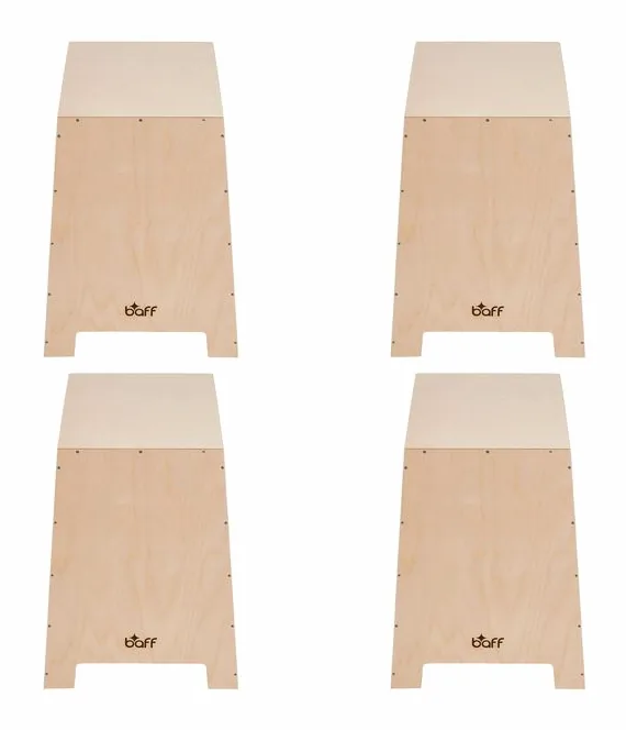 Baff Stackable Cajon Set, vue de près, de face