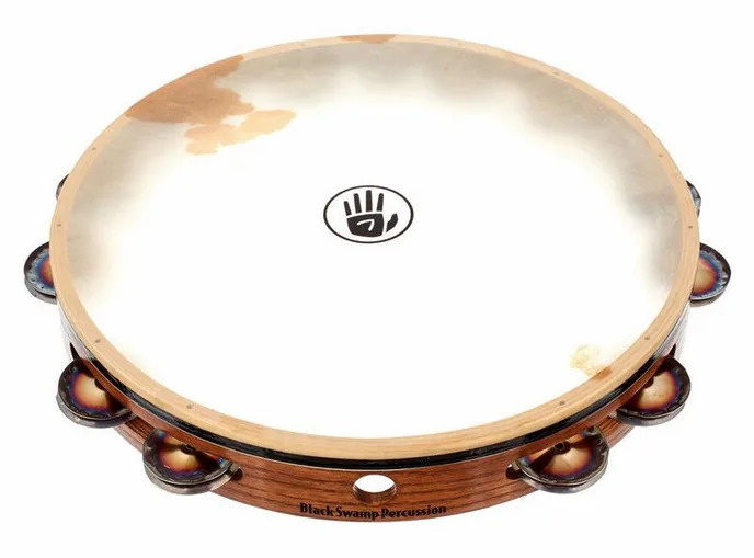 Black Swamp Percussion T12-1 Tambourine, vue de près, de face