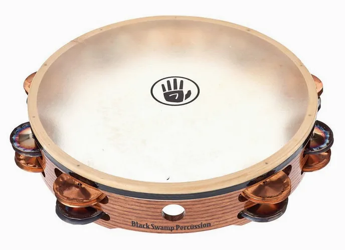 Black Swamp Percussion TC1 Tambourine, vue de près, de face