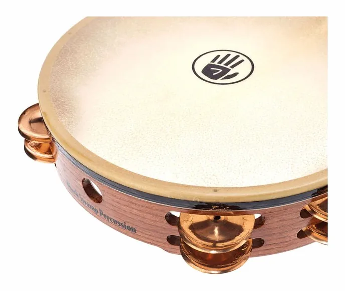 Black Swamp Percussion TD4 Tambourine, sur fond neutre, photo 3
