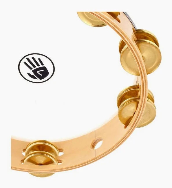 Black Swamp Percussion TDOV Tambourine, sur fond neutre, photo 4