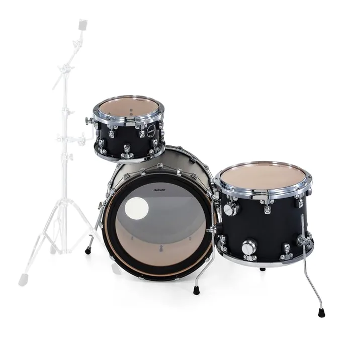 Dialtune 3-pcs Maple Set Matte Black, vue de face, photo 4