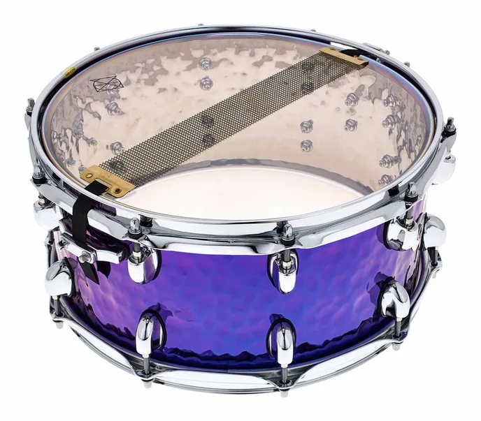 Dixon 14"x6.5" Snare Purple Titanium, vue de face, photo 4
