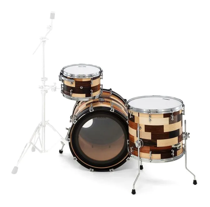 DR Customs Patchwork Drum Set, vue de près, photo 4