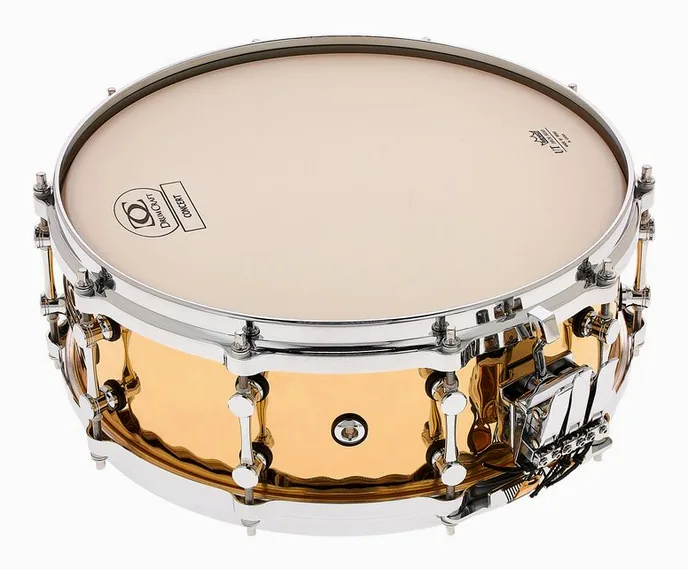 DrumCraft 14"x5" Concert Snare YB, vue de trois quarts, photo 4