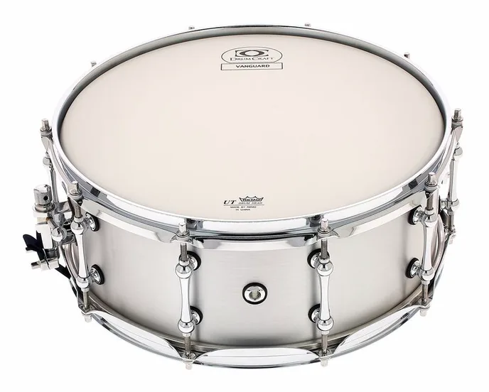 DrumCraft 14"x5,5" Vanguard Snare Alu., vue de profil, photo 4