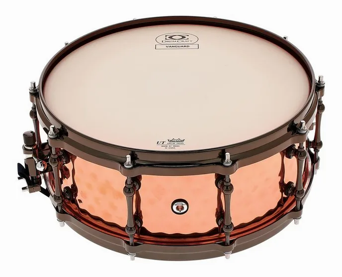 DrumCraft 14"x5,5" Vanguard Snare Copper, vue de face, photo 4