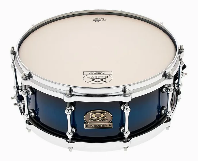 DrumCraft 14"x5,5" Vanguard Snare Maple, vue de face