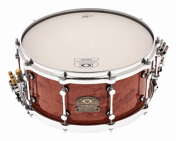 DrumCraft 14"x6,5" Concert Snare BB, vue de près, de face