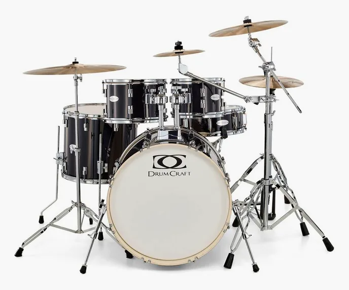 DrumCraft Series 3 Standard Impulz Black, vue de dessus, photo 2