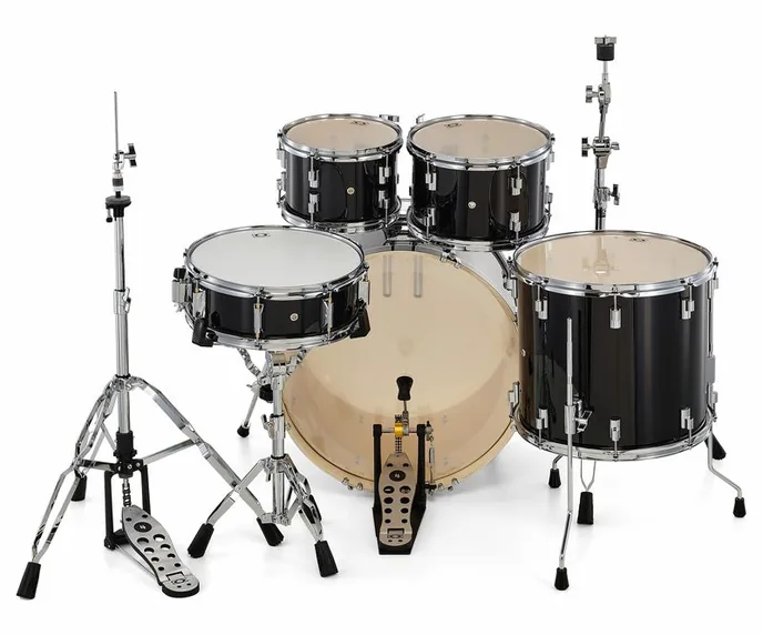 DrumCraft Series 3 Standard Set Black, vue de près, photo 4