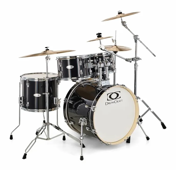 DrumCraft Series 3 Studio Impulz Black, vue de profil, photo 3