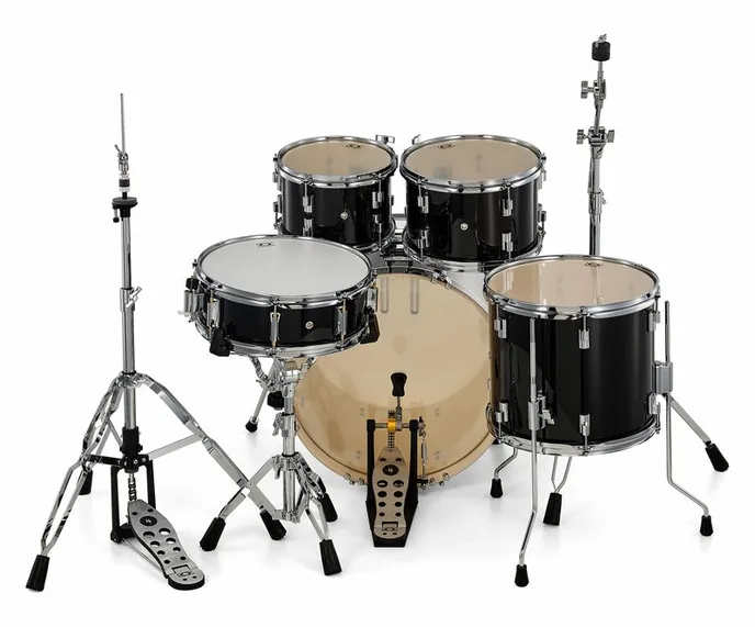 DrumCraft Series 3 Studio Set Black, vue de près, photo 4