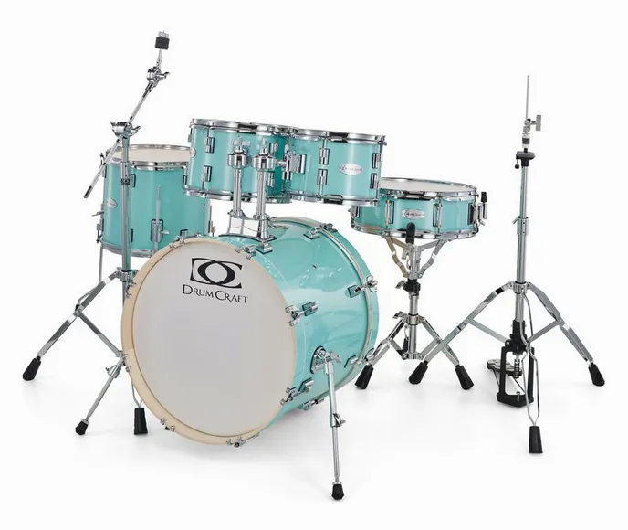 DrumCraft Series 3 Studio Set TQS, de face sur fond neutre
