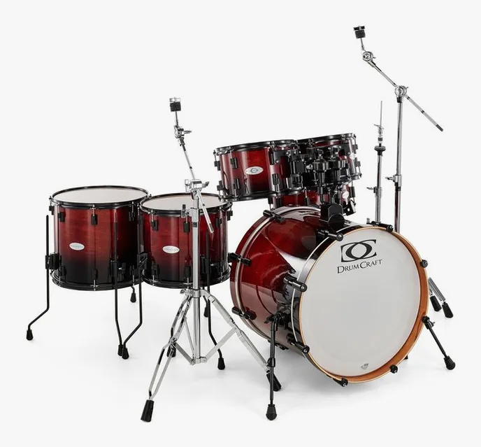 DrumCraft Series 4 2up 2down Set BAF, vue de près, photo 3