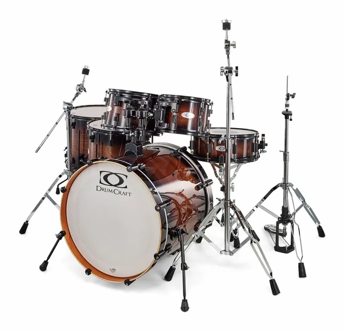 DrumCraft Series 4 2up 2down Set CMB, sur fond neutre
