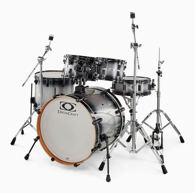 DrumCraft Series 4 Standard Set PSB, de face sur fond neutre