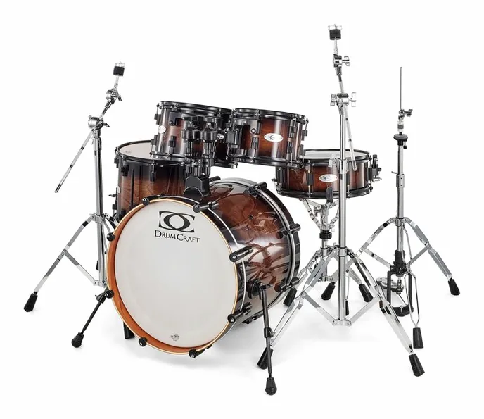 DrumCraft Series 4 Studio Set CMB, sur fond neutre