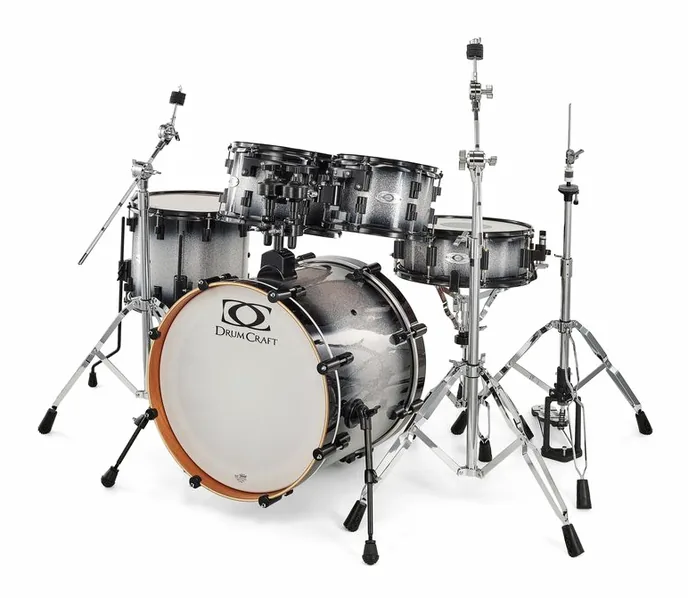 DrumCraft Series 4 Studio Set PSB, sur fond neutre