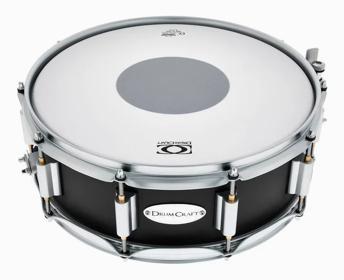 DrumCraft Series 6 14"x05" Snare -SB, de face sur fond neutre
