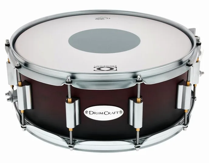 DrumCraft Series 6 14"x5,5" Snare -SBR, vue de face