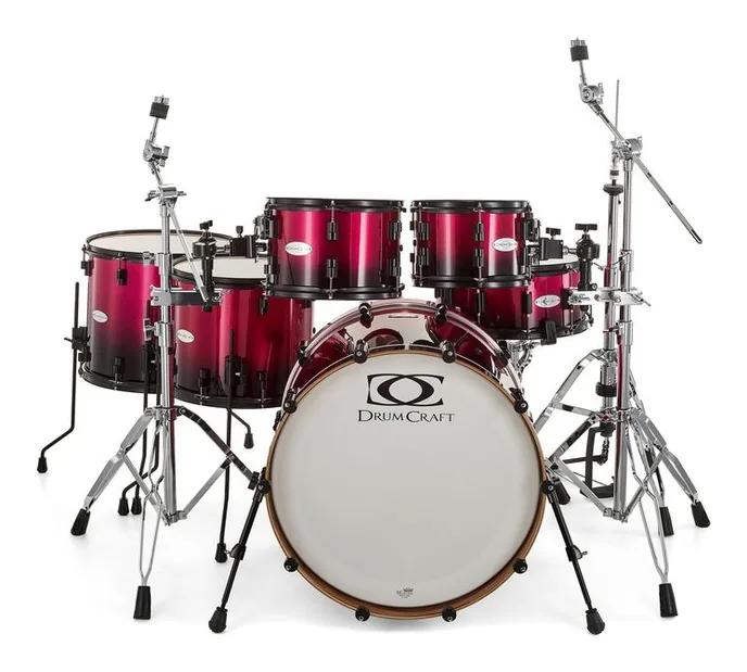 DrumCraft Series 6 2up 2down Purple Spkl, vue de profil, photo 2