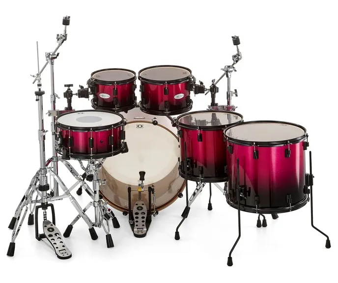 DrumCraft Series 6 2up 2down Purple Spkl, sur fond neutre, photo 4