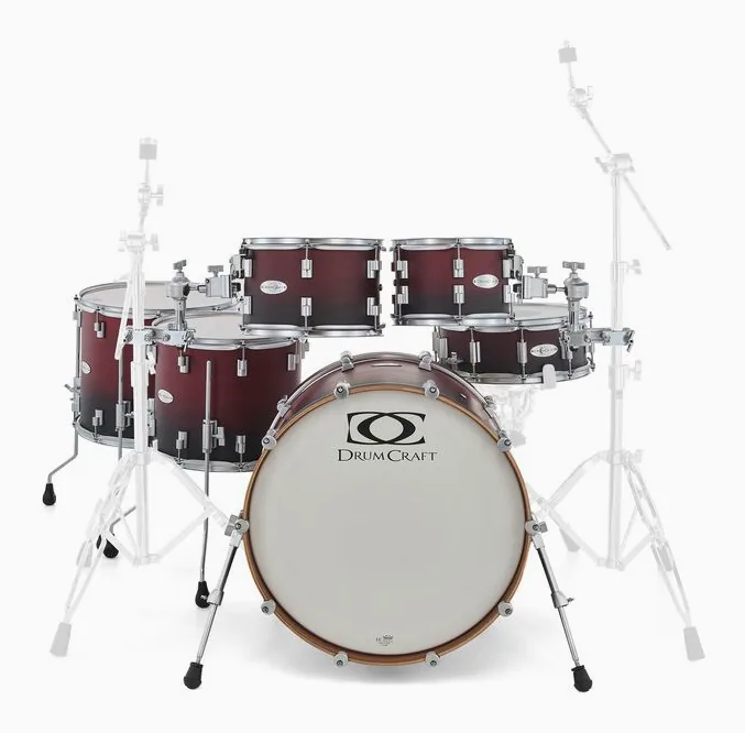 DrumCraft Series 6 2up 2down SBR, sur fond neutre, photo 2