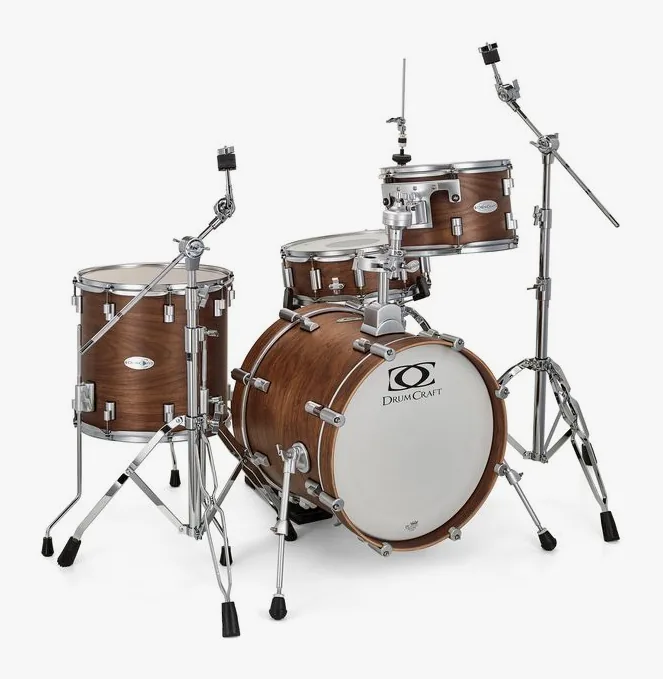 DrumCraft Series 6 Jazz Satin Natural, vue de trois quarts, photo 3