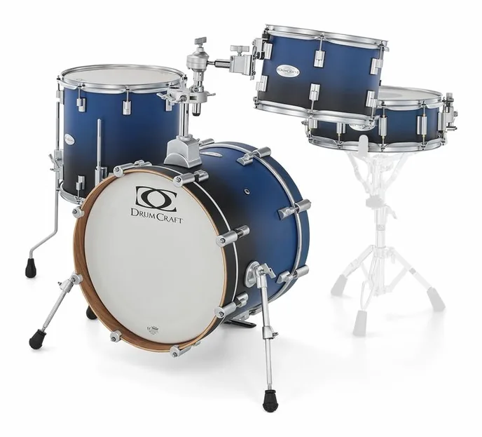 DrumCraft Series 6 Jazz Set SBB, sur fond neutre