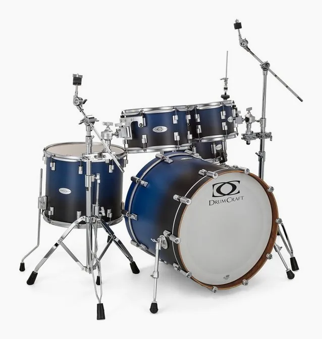 DrumCraft Series 6 Standard Blue Fade, sur fond neutre, photo 3