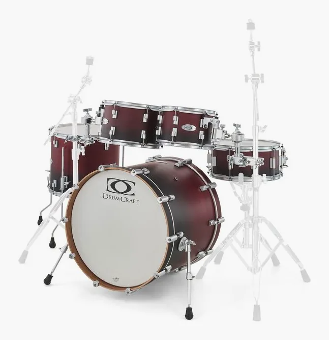 DrumCraft Series 6 Standard SBR, sur fond neutre