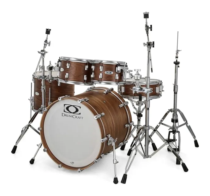 DrumCraft Series 6 Standard Set Natural, vue de près, de face