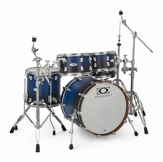 DrumCraft Series 6 Studio Blue Fade, sur fond neutre, photo 3
