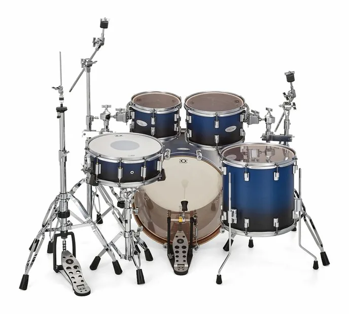 DrumCraft Series 6 Studio Blue Fade, sur fond neutre, photo 4