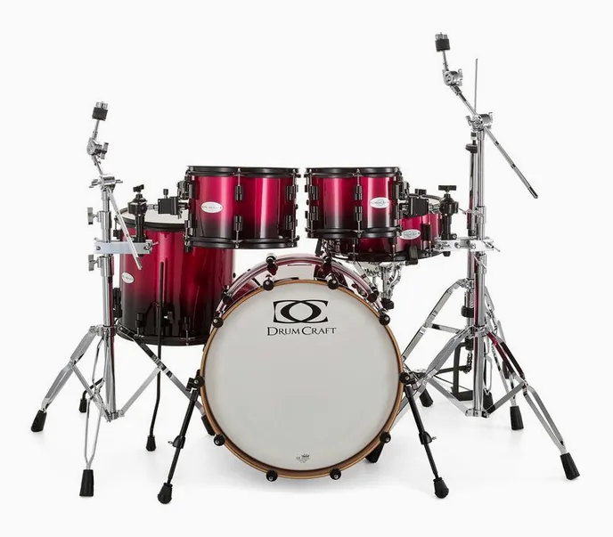 DrumCraft Series 6 Studio Purple Sparkle, vue de près, photo 2