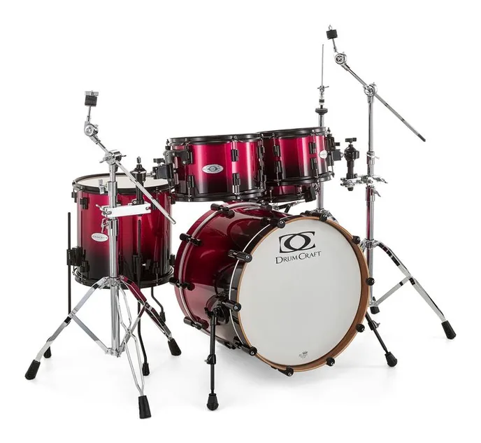 DrumCraft Series 6 Studio Purple Sparkle, vue de près, photo 3