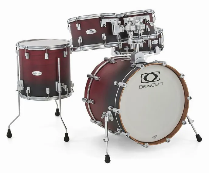DrumCraft Series 6 Studio Set SBR, vue de face, photo 3
