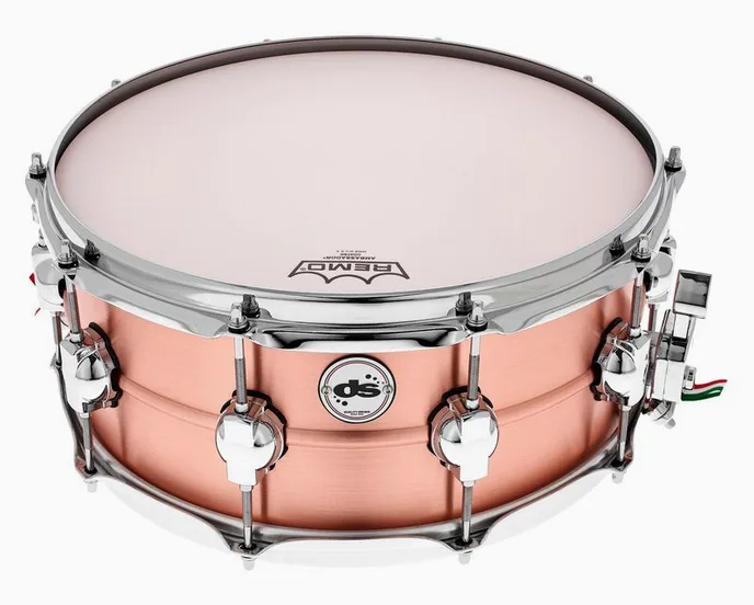 DS Drum 14"x6" Seamless Cooper Snare, vue de face