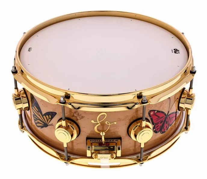 DW 13"x5.5" Sheila E. Icon Snare, vue de face