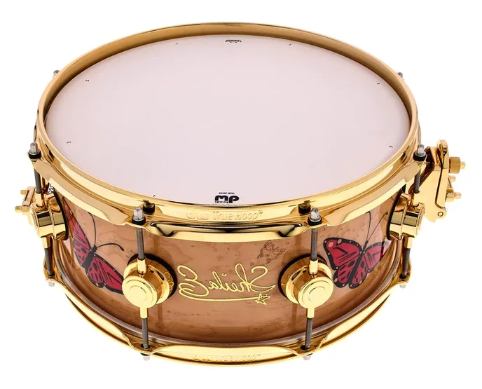 DW 13"x5.5" Sheila E. Icon Snare, vue de face, photo 4